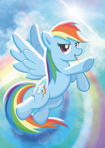 My Little Pony: Rainbow Dash Character Art