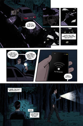 'Breakdown' Horror Short Sequential Art