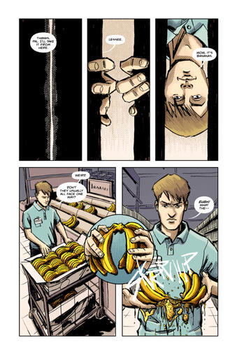 'Bananas' Horror Short Sequential Art