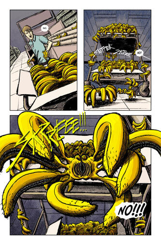 'Bananas' Horror Short Sequential Art