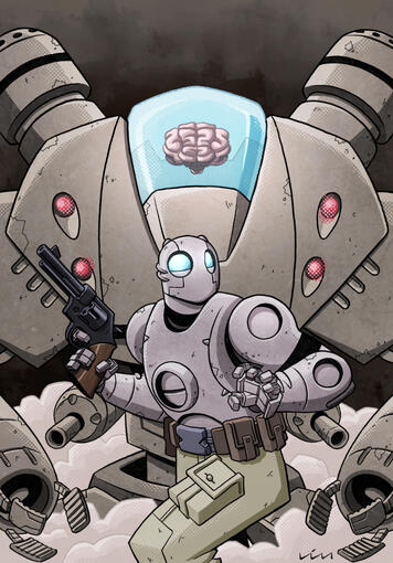 Atomic Robo Character Art