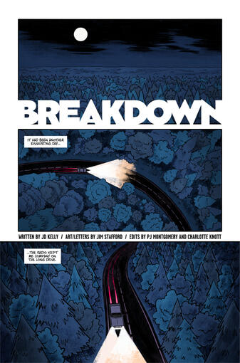 'Breakdown' Horror Short Sequential Art