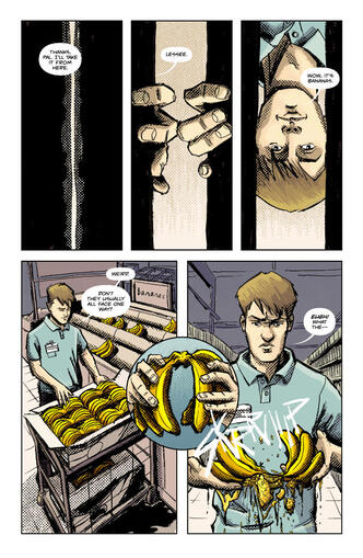 'Bananas' Horror Short Sequential Art